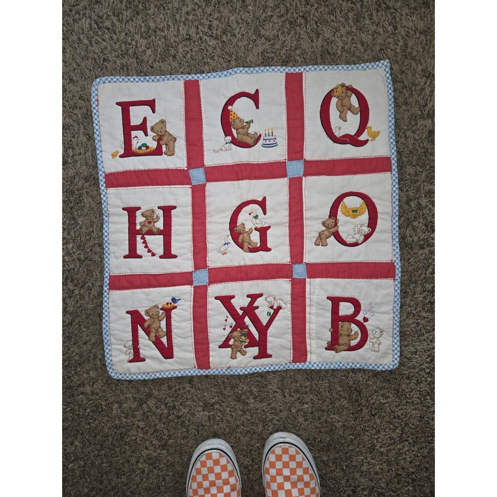 Quilted‎ Square Hanging Decor For Nursery 21x21.5in.